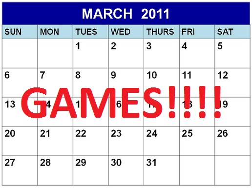 weekly calendar march 2011. +march+2011+calendar+